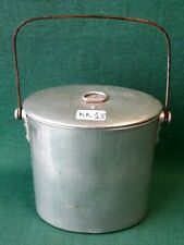 VECCHIA GAVETTA DA MINATORE PORTA SCALDAVIVANDE IN ALLUMINIO VINTAGE. KK18