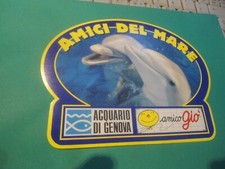 AMICI DEL MARE - ACQUARIO DI GENOVA - AMICO GIO' -  ADESIVO  CON VELINA