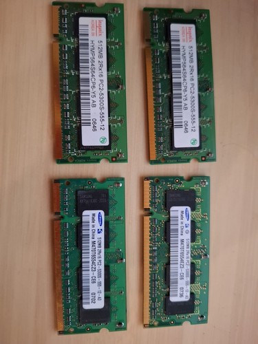 2gb ddr2 sodim 512mb hynix - 4x,