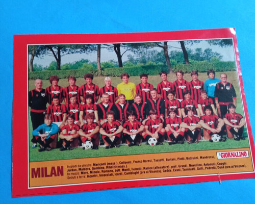 Squadra calcio 1981 milan - squadra,