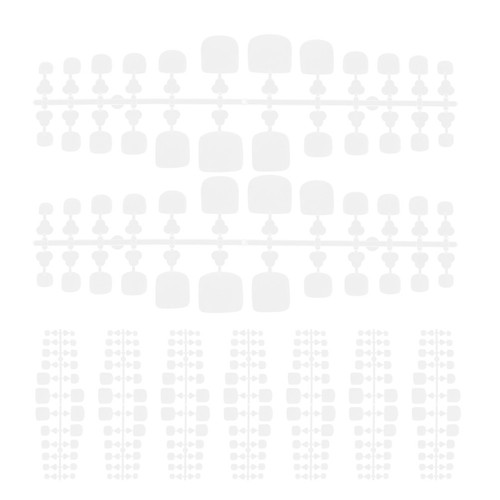 240 pcs unghie piedi - 240, finte