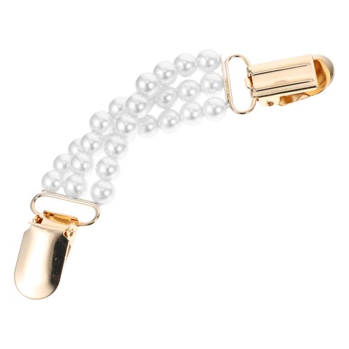 Collana maglione con - , perle