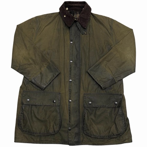 Barbour a200 border green wax - barbour,