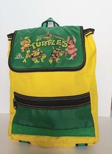 Teenage Ninja Turtles vintage 90's kid school backpack zainetto scuola anni '90