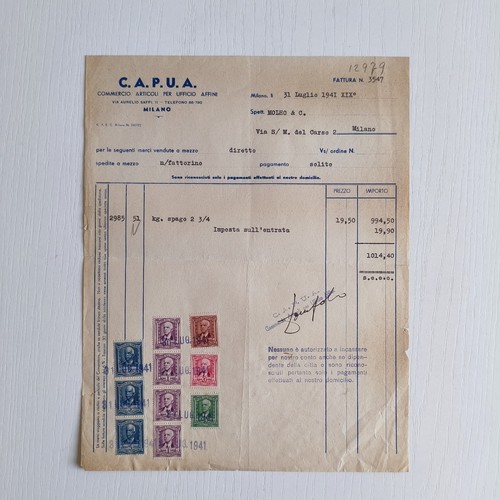 1941 u a commercio - p., u.