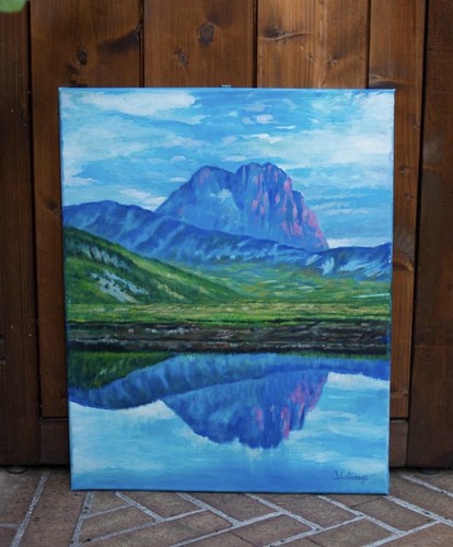 Quadro dipinto mano tela - dipinto, a