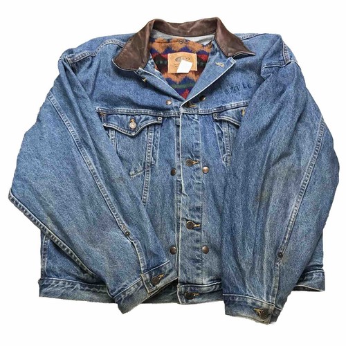 Giacca denim foderata coperta
