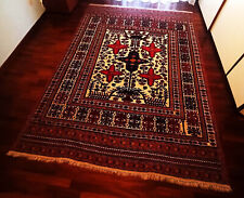 tappeto antico SUMAK in lana con trama aggiunta (Afghanistan) 285 x 197