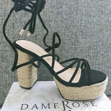 SANDALI DONNA tacco Lacci