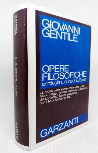 Giovanni gentile opere - gentile.,