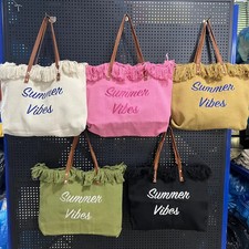 Donna Borsa Tote Ricamata