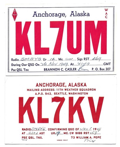 Qsl kl7kv kl7um anchorage - kl7um,