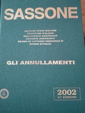 Catalogo Sassone GLI ANNULLAMENTI 2002 - ANTICHI STATI ITALIANI TERRITORI ...