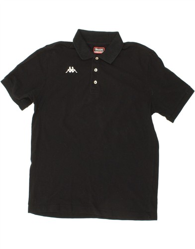 Polo uomo kappa cotone nero - kappa,