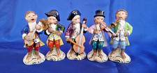 Antica Porcellana Ginori-Gruppo  Scimiette Suonatrici Meissen Style Monkey China