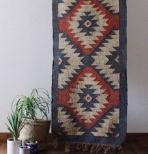 Tappeto Kilim antico fatto a