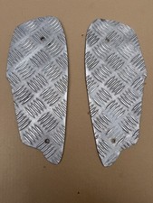 Gilera Runner 50-125-180-200 PEDANA Tappetino poggia Piedi In Alluminio Dx E Sx