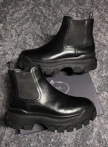 Prada monolith boots - prada,