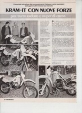 advertising Pubblicità MOTO KRAM-IT NEWS 1985 -MOTOITALIANE ENDURO EPOCA
