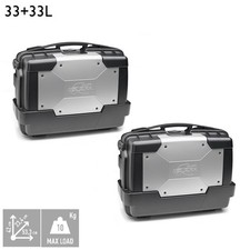 Coppia valigie laterali moto