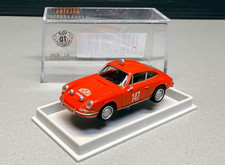 Porsche 911 Carrera Rally Monte Carlo 1965 Coupè auto sportiva Brekina H0 1:87 IMBALLO ORIGINALE