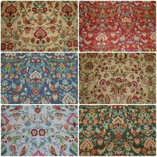 WILLIAM MORRIS STYLE ARAZZO TESSUTO Tenda Cuscino Tappezzeria (Cinque Colori)