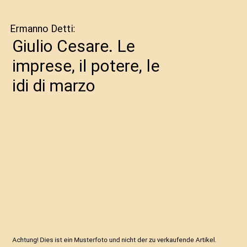 Giulio cesare imprese il - cesare., le