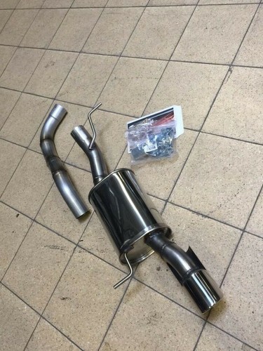 Scarico sportivo acciaio - acciaio, inox