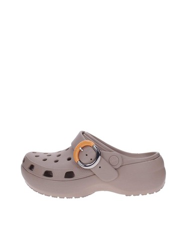 Crocs sabot gomma donna beige - crocs,
