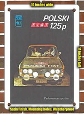 Metal Sign - 1972 Polski Fiat