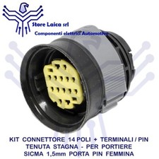 Connettore poli vie tenuta - poli,