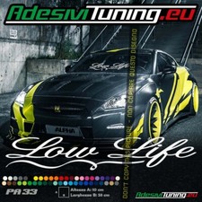 Adesivo Low Life (Parabrezza Anteriore / Lunotto Posteriore)