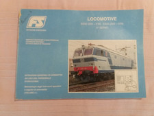 Raro libro istruzione tavole locomotore e632 e633 1 serie ferrovie dello stato