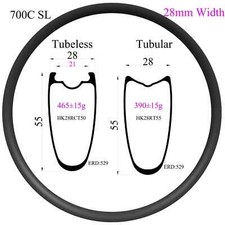 Cerchi in carbonio 700C SL