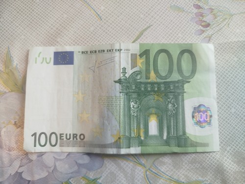 Banconota 100 euro 2002 rara - banconota,