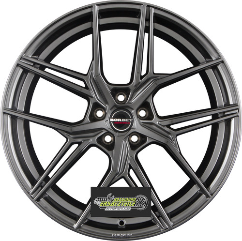 Borbet hyper nero argento - nero,