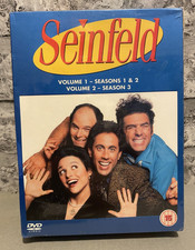 Seinfeld - Seasons 1, 2, 3 Box Set (DVD, 2004, NEW SEALED) PAL UK - FREE UK P&P
