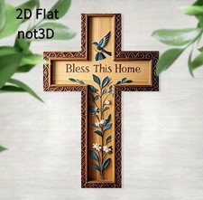 Cross With Home Blessing Wall