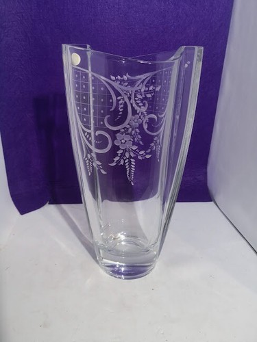 Vaso cristallo firmato - in,