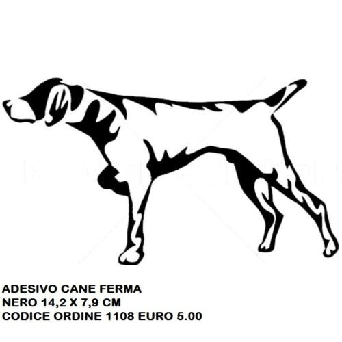 Adesivo caccia cane - da, +