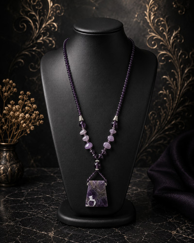 Collana perle pietra - perle, in