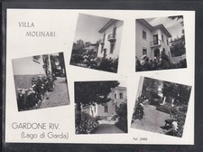 Cartolina Gardone Riviera Lago di Garda Villa Molinari VEDUTINE CED984