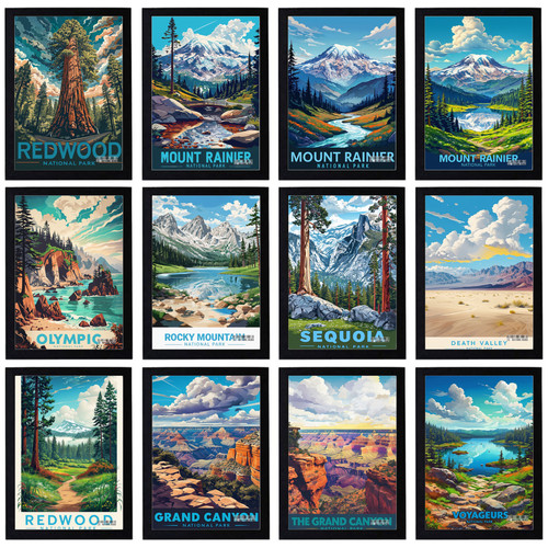 Poster vintage parchi - vintage,