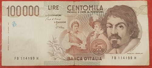Banconota 100000 lire - banconota,