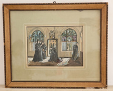 Quadro acquerello su cartone