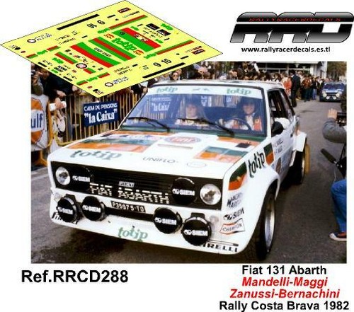 Decal calca fiat 131 - decal/calca,