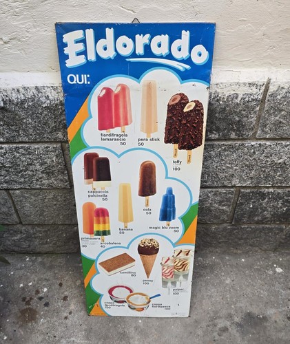 Insegna tabella gelati - tabella,