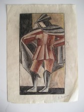 Vecchio disegno 1920 Abito