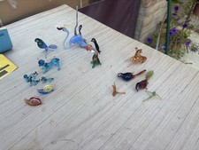 Lotto Animali In Vetro Di Murano 10 Pezzi Vintage + 3