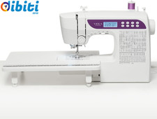Atelier E215 Macchina Da Cucire Elettronica Con Tavolo Prolunga, 215 Funzioni Cu